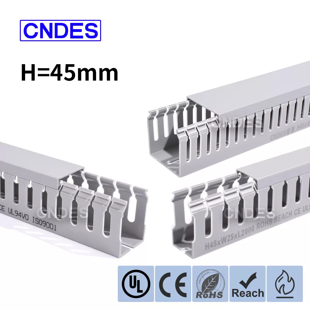 Канал за покривање со ПВЦ жица со дупчиња од 45 мм