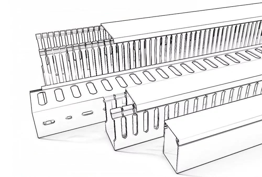 Прилагодени ПВЦ жици канали