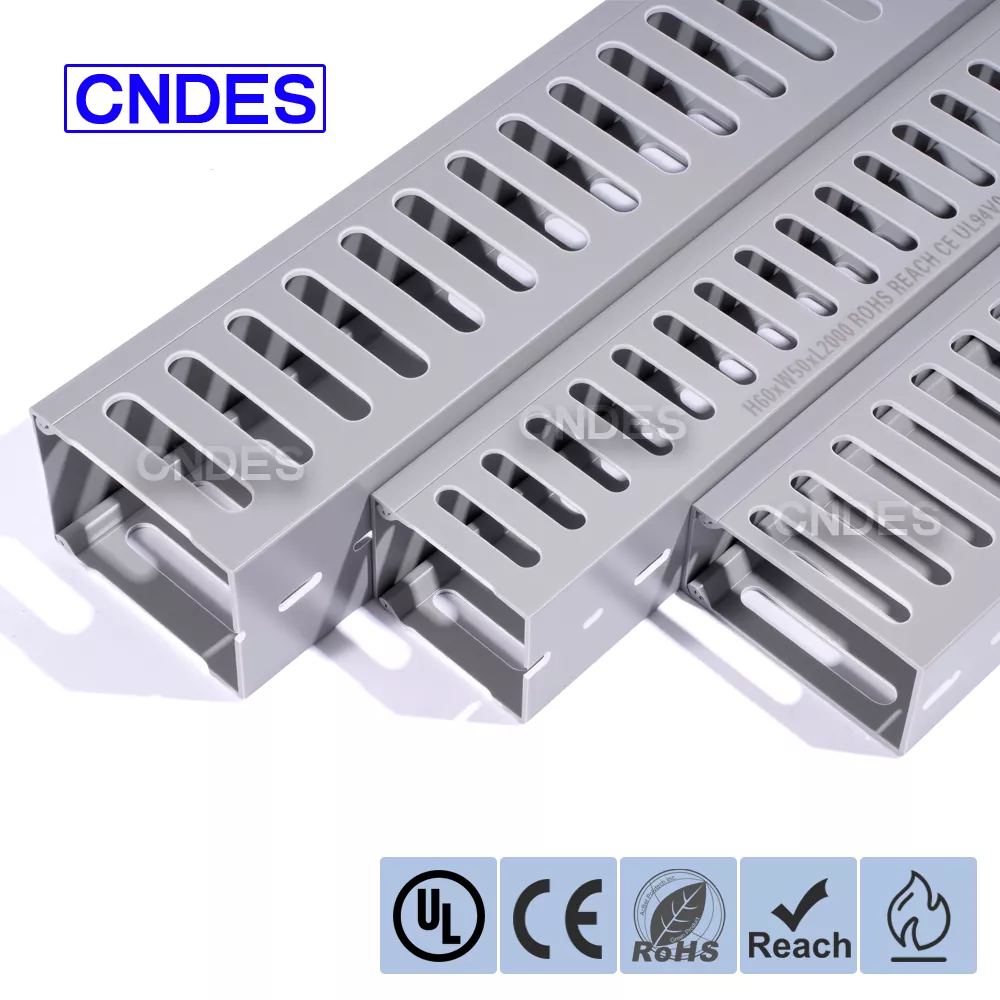 ПВЦ затвори слот жици Trunking