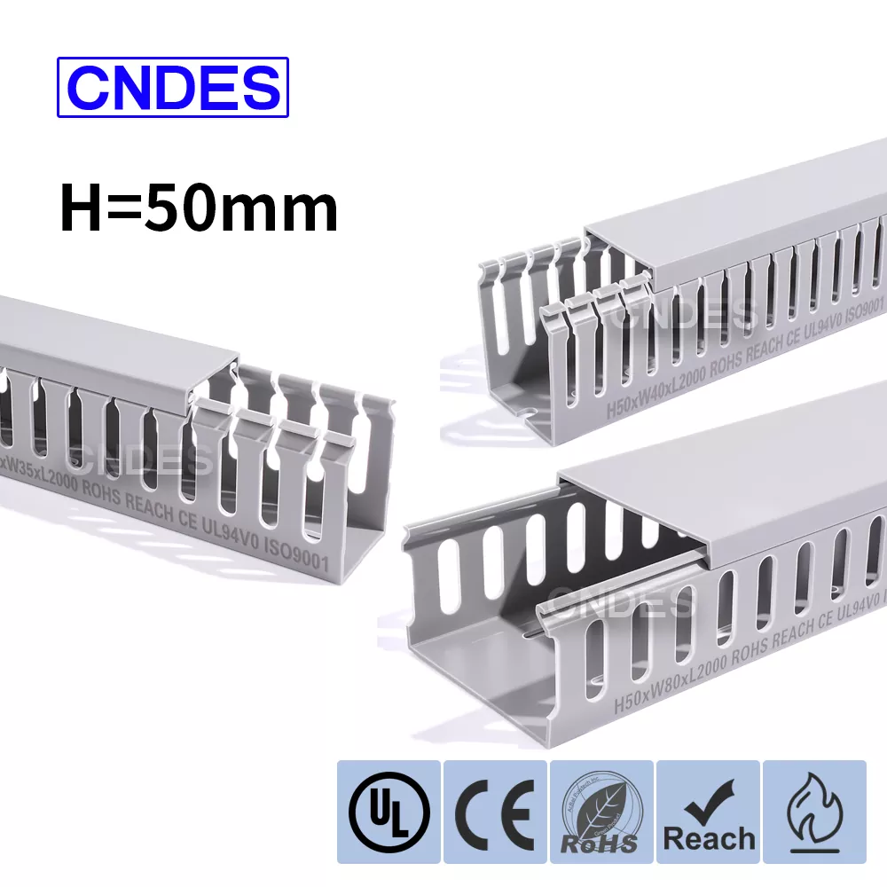 Канал за ожичување на ПВЦ панел со дупчиња од 50 мм